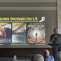 Präsentation und Vortrag von Dietmar Arnold bei der Unterwelten-Tagung in Chemnitz.